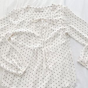 LOFT Polkadot Blouse